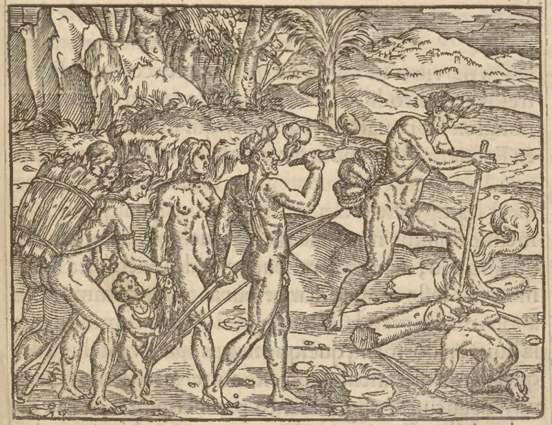 [Method of starting a fire of the Indigenous Brazilians]