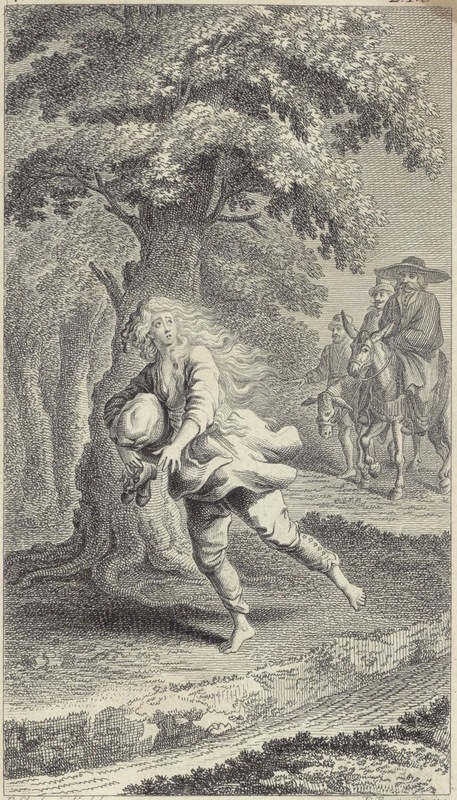 [The priest, the barber, and Cardenio encounter Dorotea]