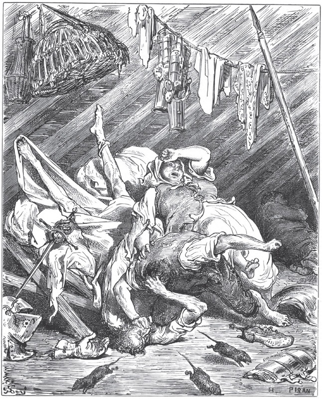 Das Bett, welches schwach war, stürzte in sich zusammen. – Buch III, Kap. 2