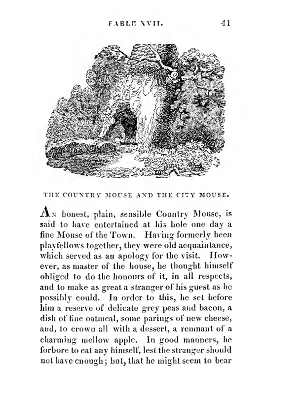 The Country Mouse and The City Mouse