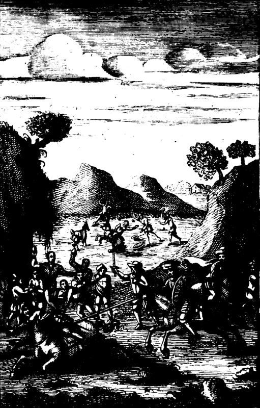Don Quixot Releaƒes the Gally Slaves