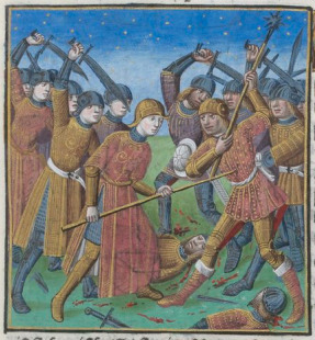 [Amazon Women Fighting Their Enemies in Battle]