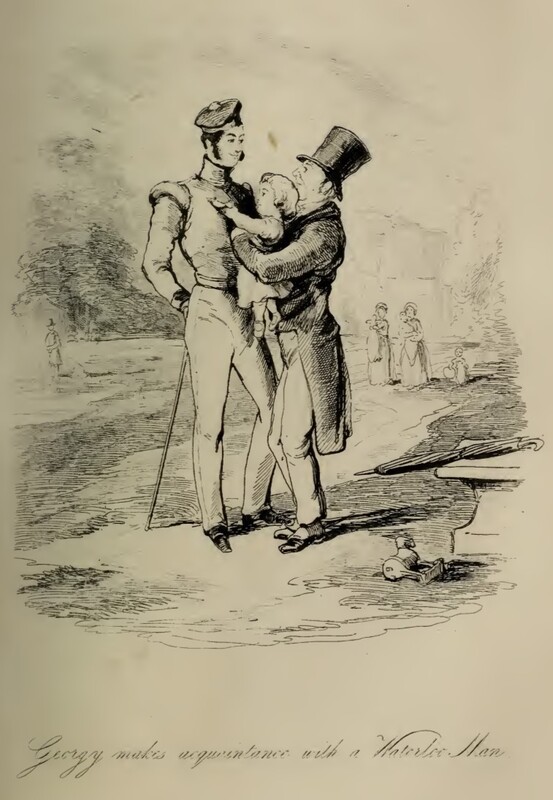 Georgy makes acquaintance with a Waterloo Man