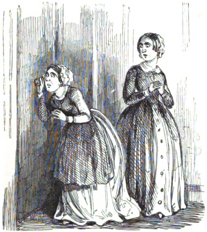 [Miss Firkin and Miss Briggs Eavesdropping]