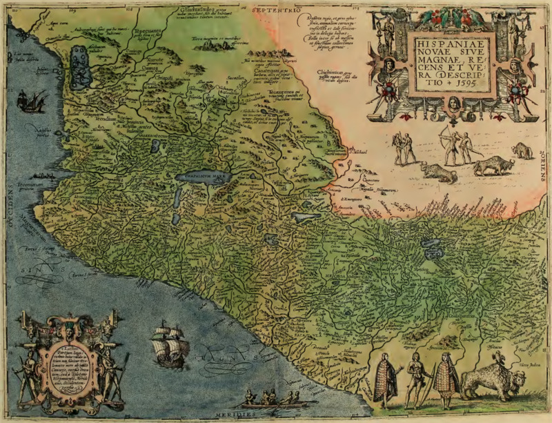 Hispaniae novae sive Magnae recens et vera descriptio. 1595.