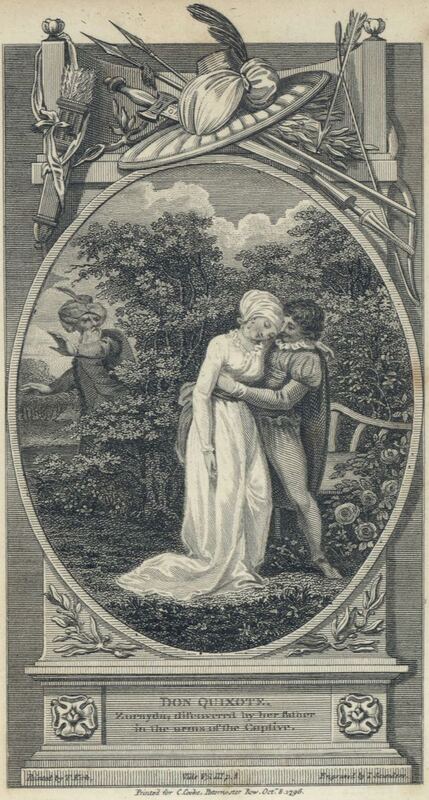 Zorayda, discovered by her father in the arms of the Captive