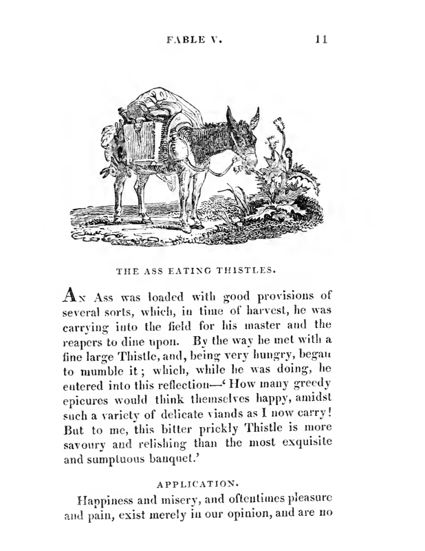 The Ass Eating Thistles