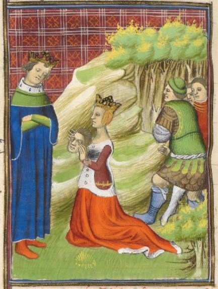 Cy sensuit histoire de la feme drigiagonte roy des gaulgres