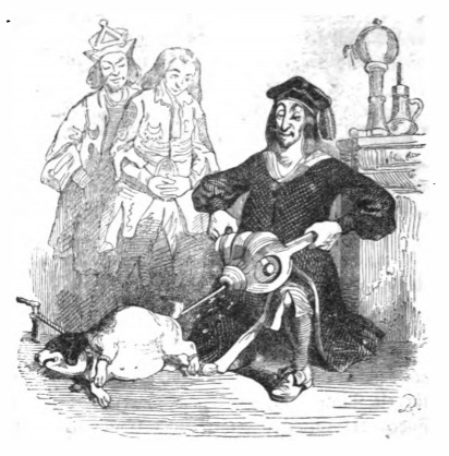 [A scientist from The Grand Academy on Balnibarbi experiments with cures for colic]