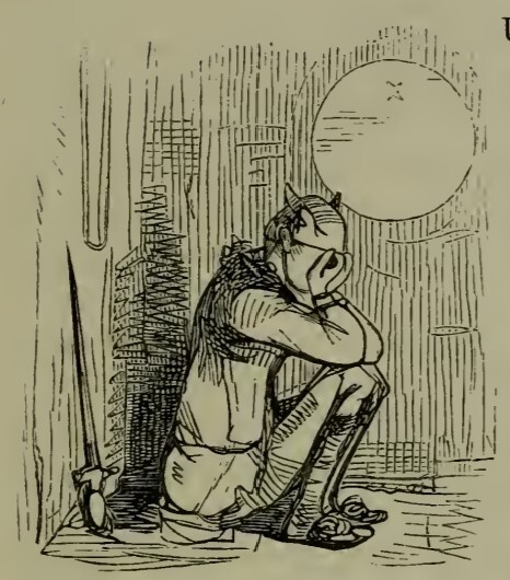 [Vanity Fair Vol. II Chapter XLVI Inhabited Initial]