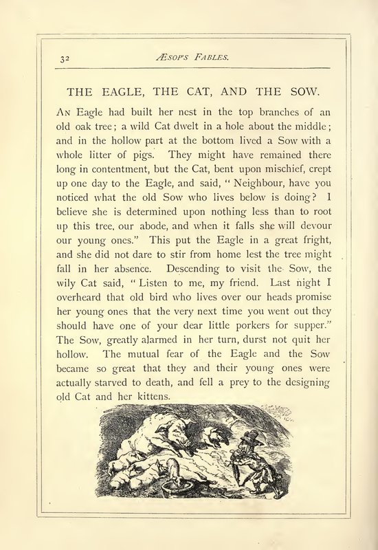 [The Pigs and the Hare]