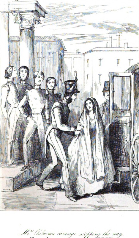 Mrs. Osborne’s carriage stopping the way
