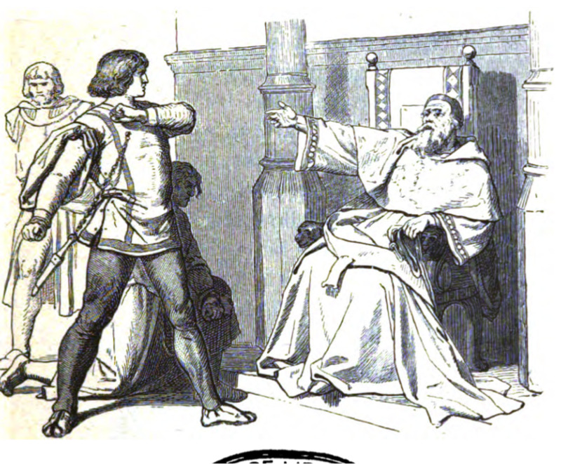 [The Cid and the king Alfonso]