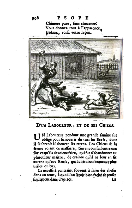 D'un Laboureur, Et De Ses Chiens