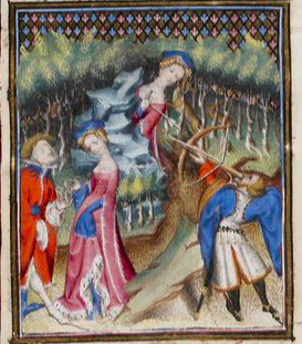 Céphale tente de corrompre la femme de Procris ; il la tue par mégarde dans les bois