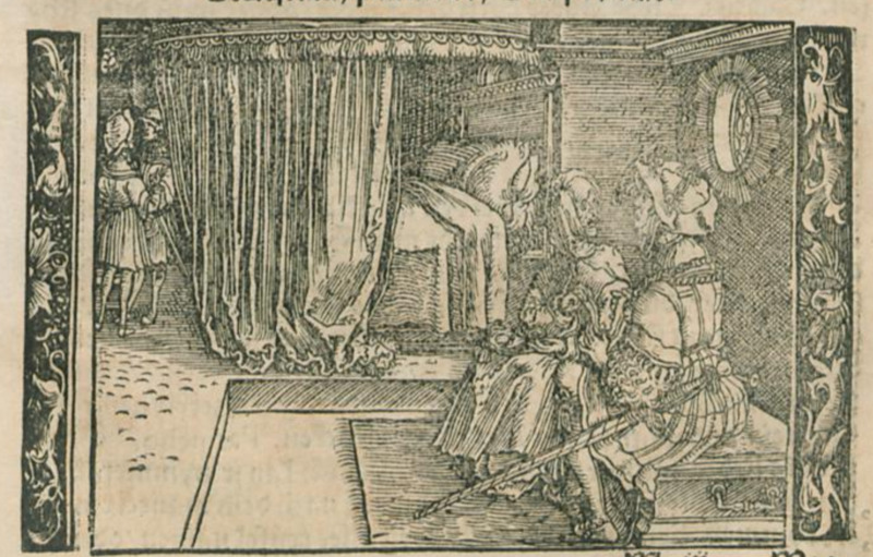 [Act VI – Celestina Talks with Calisto While Sempronio Chastises Pármeno for His Snide Remarks]