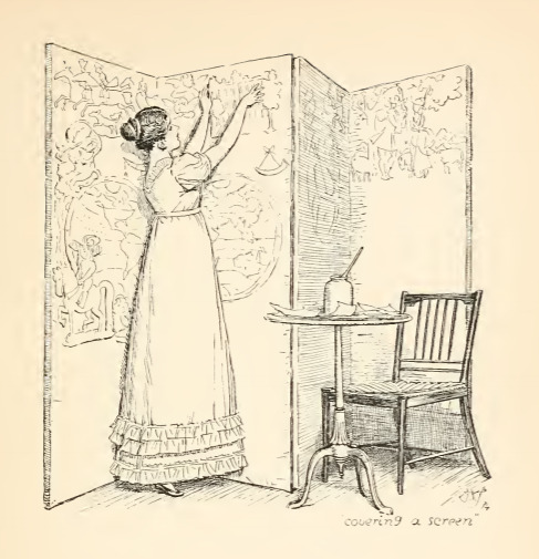 Covering a screen
