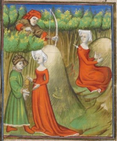 Cy sensuit histoire de la belle pocris femme de cephale