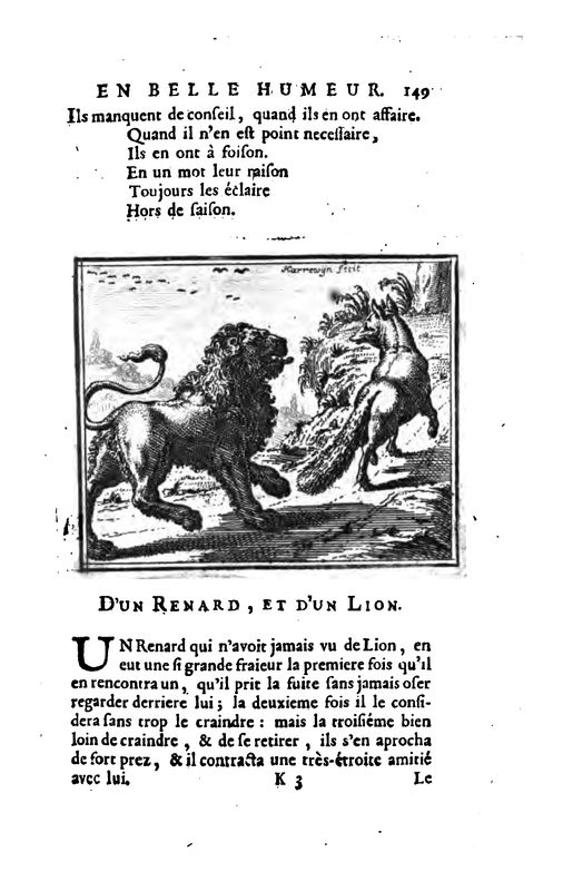 D'Un Renard, Et D'Un Lion