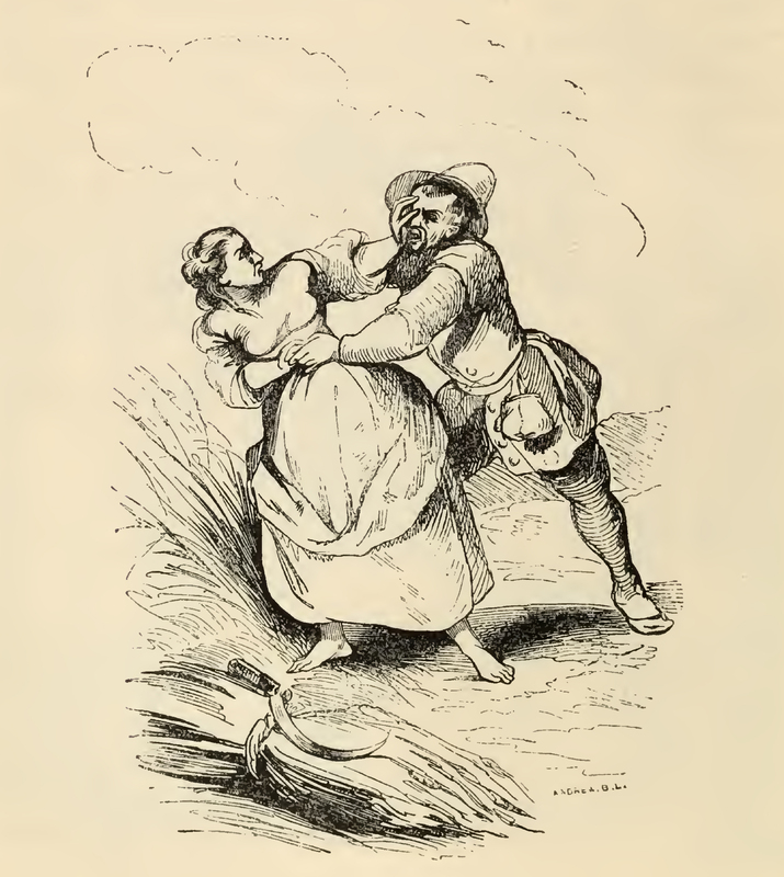 [A Herdsman Lays his Hands Upon a Woman]