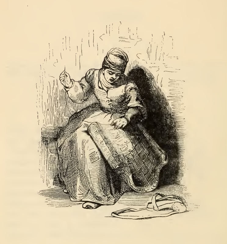 [Teresa Panza Weaves a Winnowing Basket]