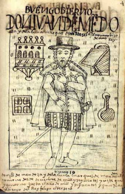 Don Ivan de Mendoza y de la Luna, Marques de Montesclaros el Decimo Bizorrey