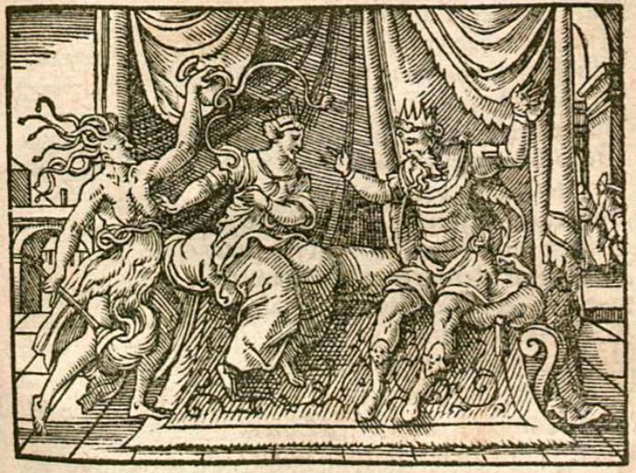 Athamas und Ino kommen von sinnen