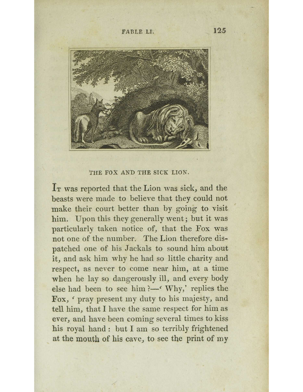 [The Fox and the Sick Lion]