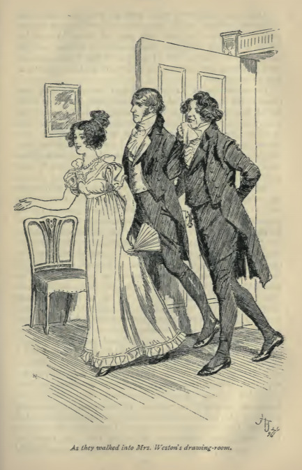 As they walked into Mrs. Weston's drawing-room