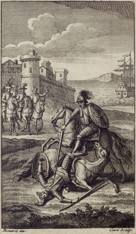 [Sansón Carrasco defeats Don Quixote]