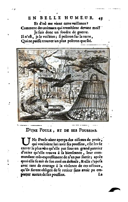 D'une Poule, et de ses Poussins