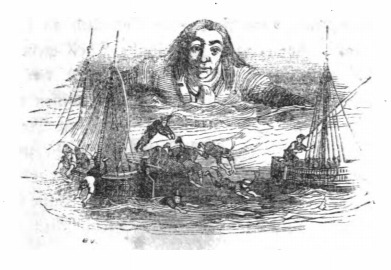 [Gulliver aiding in the war against the Blefuscu]