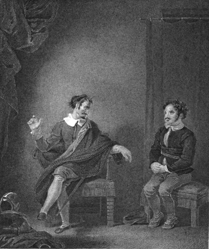 Don Quixote Giving Advice to Sancho Panza