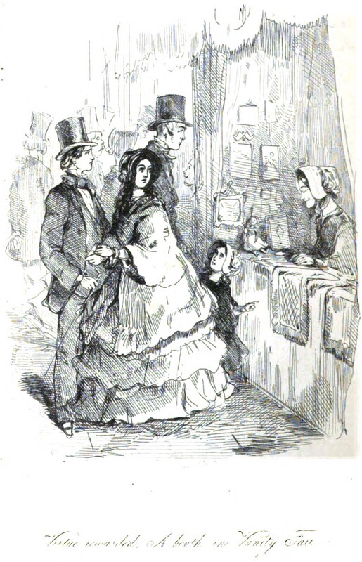 Virtue rewarded; A booth in Vanity Fair