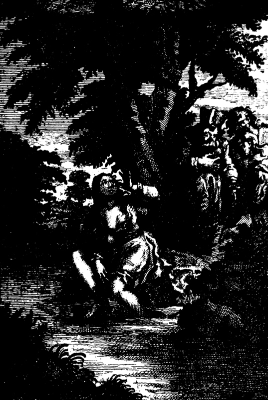 [Lucinda Washes her Feet in the Rivulet]