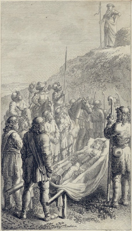 [Grisóstomo's burial and Marcela's appearance]