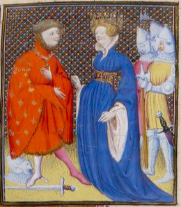Sémiramis, reine de Babylone et son fils