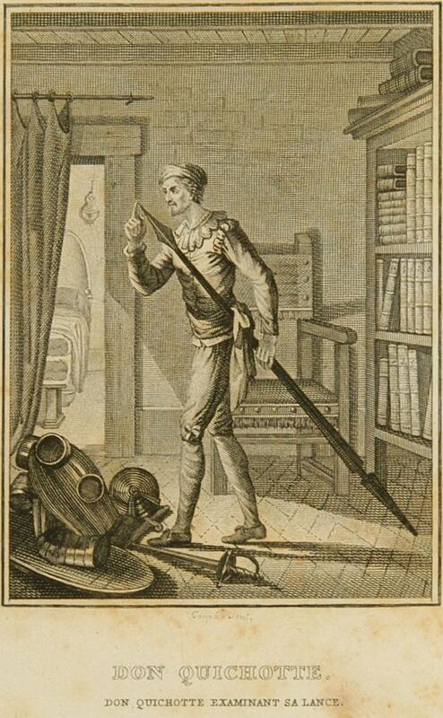 Don Quichotte examinant sa lance