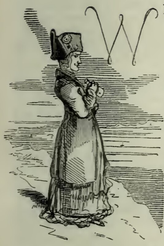[Vanity Fair Chapter LXIV Inhabited Initial]