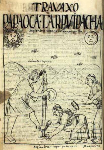 Travaxo: Papa Oca Tarpvi Pacha, Dezienbre, Capac Ynti Raymi Quilla