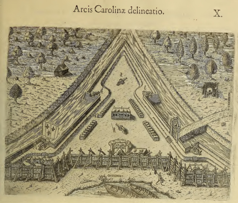 Arcis Carolinae delineatio. X.
