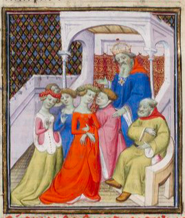Engualdrada mariée par l’empereur Othon à un jeune noble