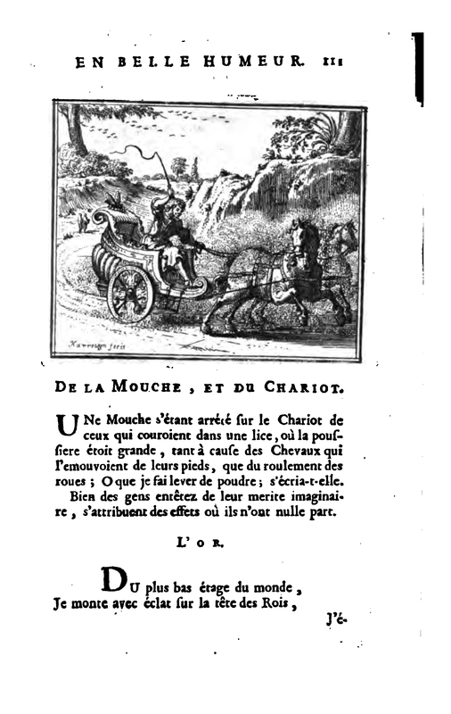 De la Mouche , et du Chariot