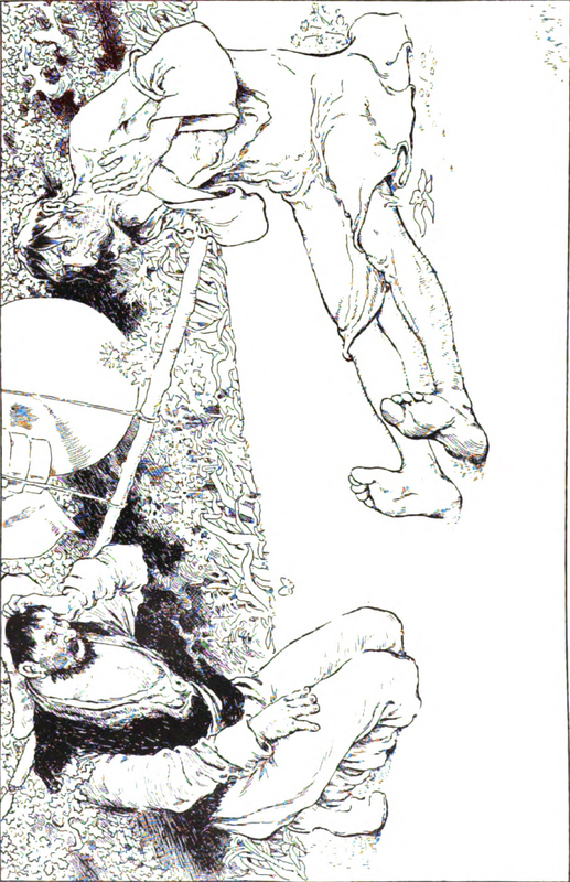 HE TOLD THEM HE HAD FOUND HIM NAKED TO HIS SHIRT, FEEBLE, WAN, AND HALF DEAD WITH HUNGER, AND SIGHING FOR HIS LADY DULCINEA