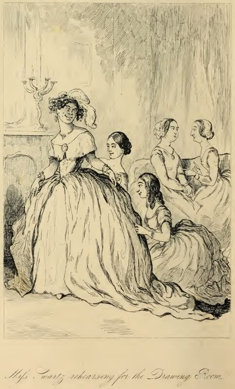 Miss Swartz rehearsing for the Drawing-Room