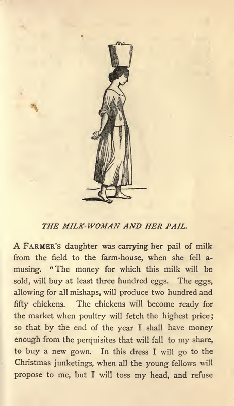 THE MILK-WOMAN AND HER PAIL