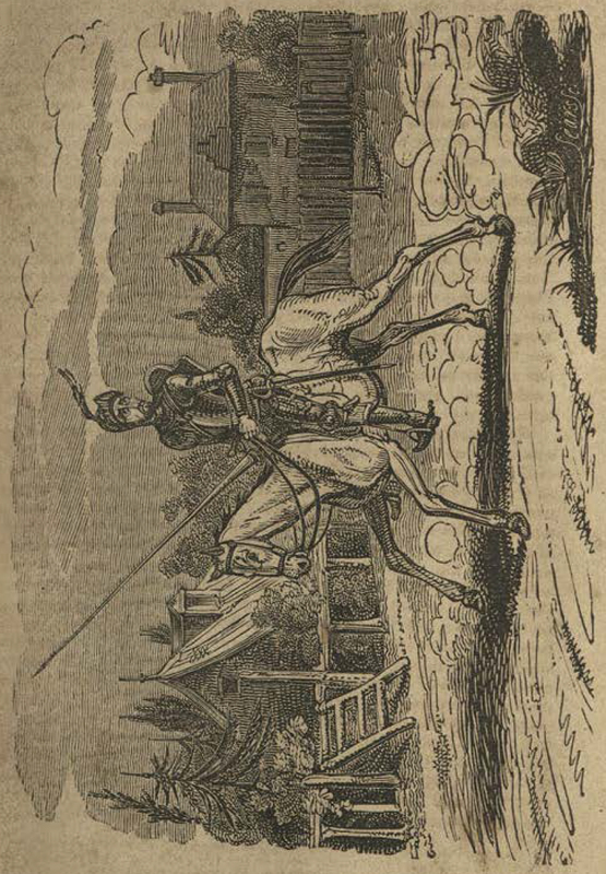 Don Quixote Gallops Away from the Inn Having Been Knighted