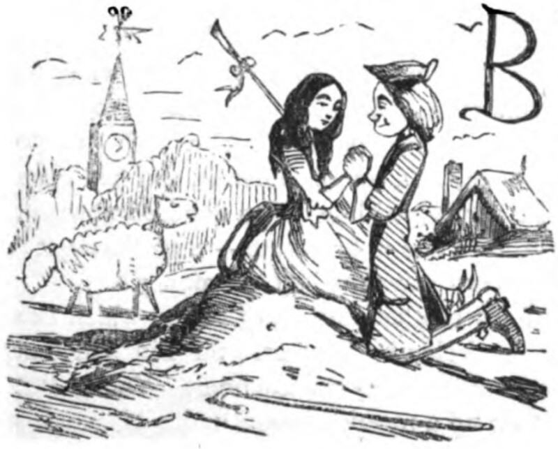 [Vanity Fair Volume I. Chapter XI Inhabited Initial, B]