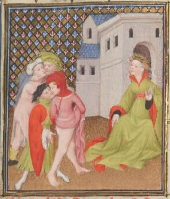 Cy parle de flore ribaude des fleurs dessee appelle et feme de zephyre