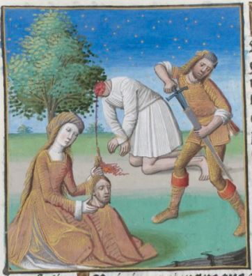 [The Wife of Drigiagon has her Defiler Decapitated]